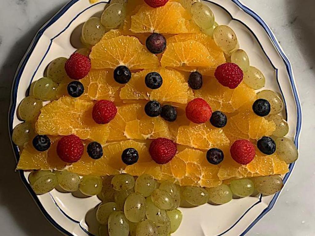 Albero di Natale di frutta
