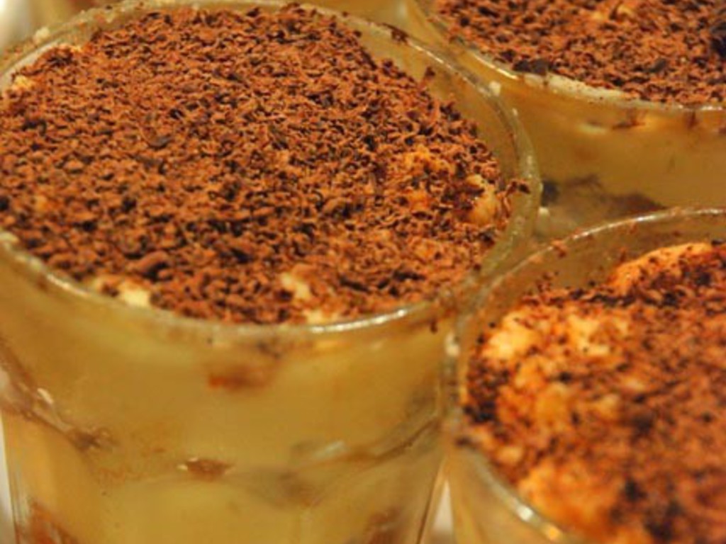 Zuppette al pandoro e doppia crema