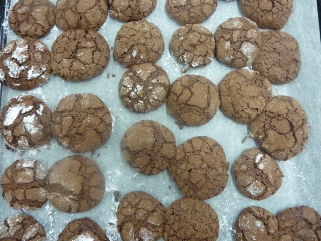 Biscotti morbidi al cioccolato