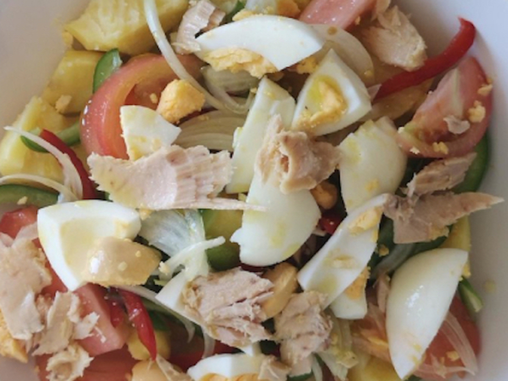 Piriñaca - Insalata di tonno, patate e uova