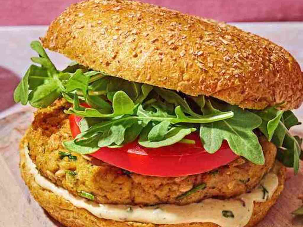 Burger di ceci e patate dolci