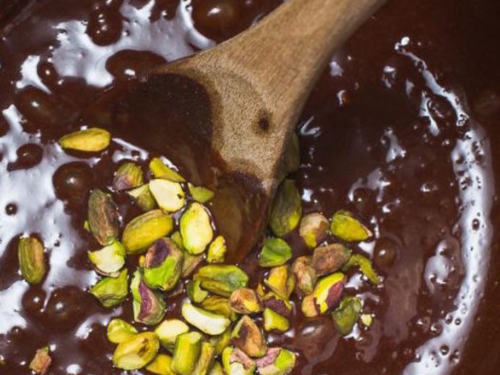 Delizie di cioccolato e pistacchio
