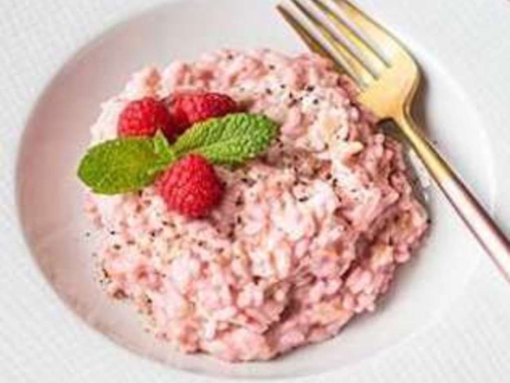 Risotto ai lamponi
