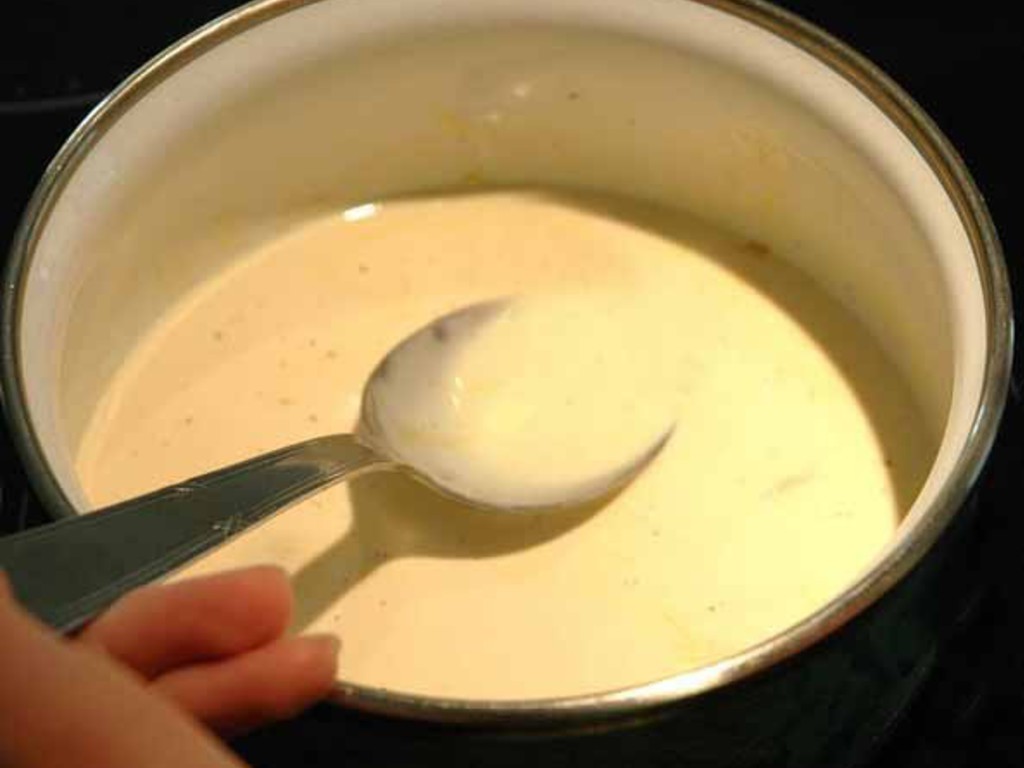 Fonduta al cioccolato bianco