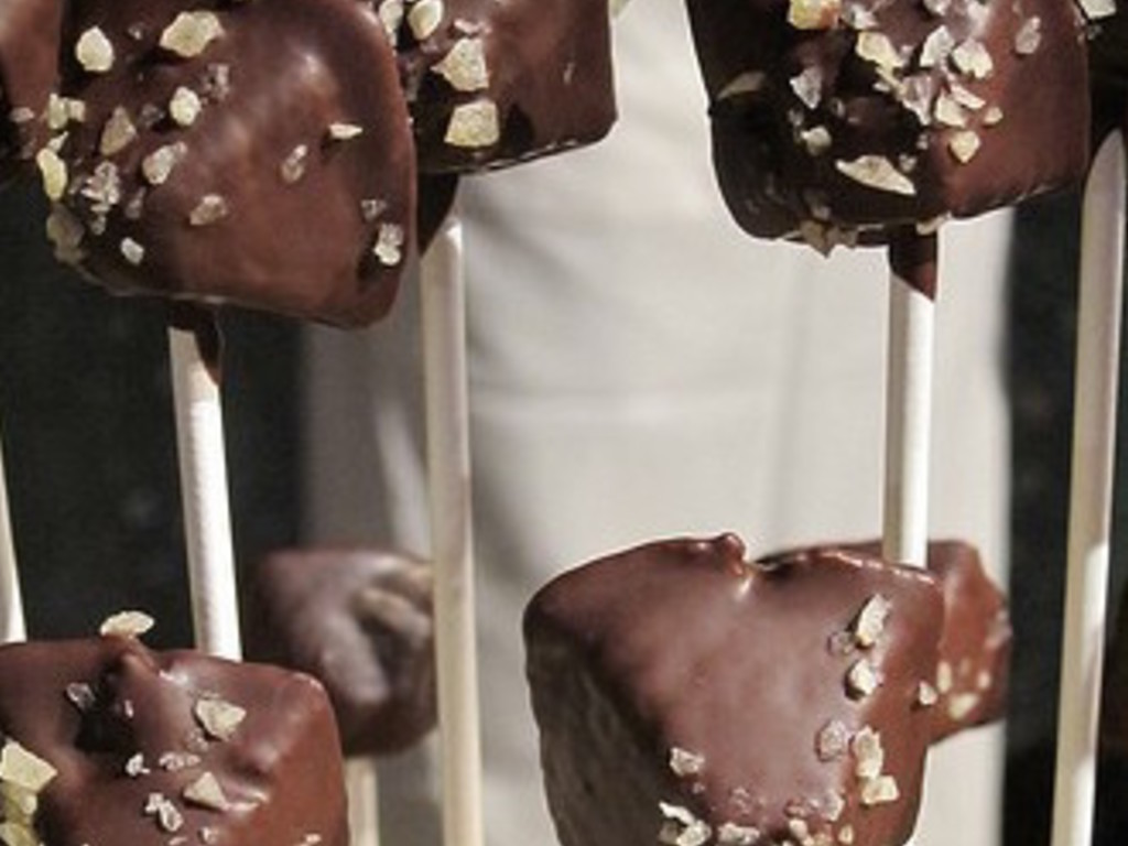 Lecca lecca di cioccolato e zenzero