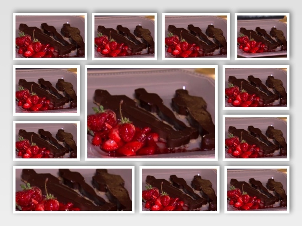 Oscar "Chocolate fudge" con fragole