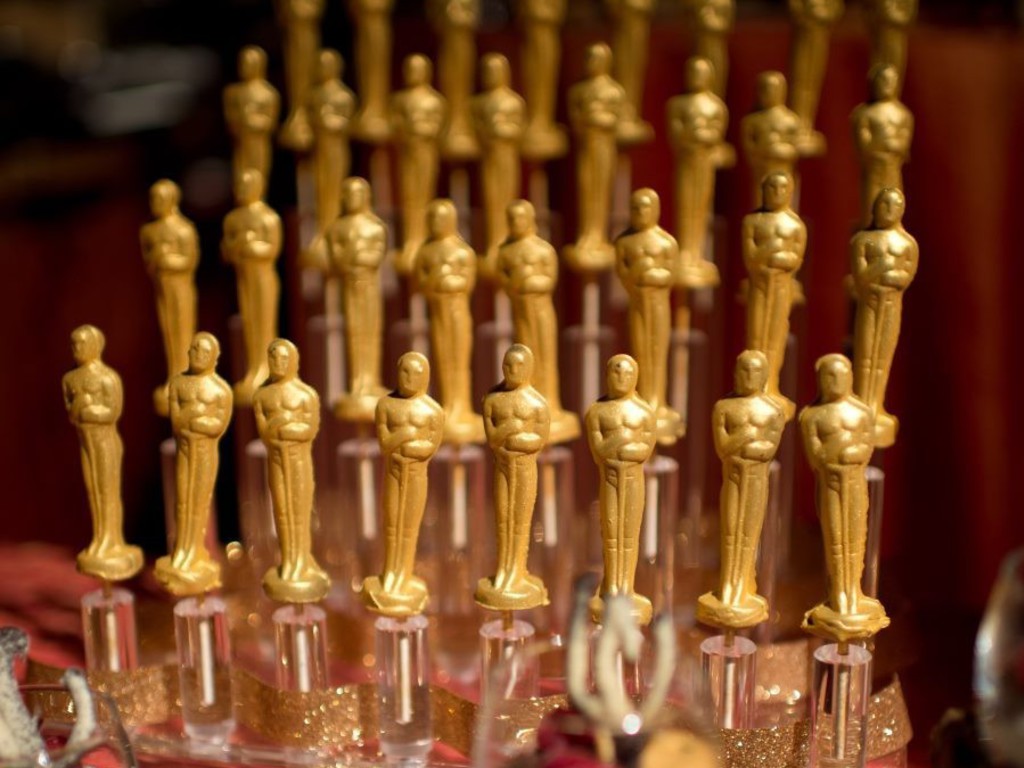 Oscar di cioccolato ricoperto d' oro