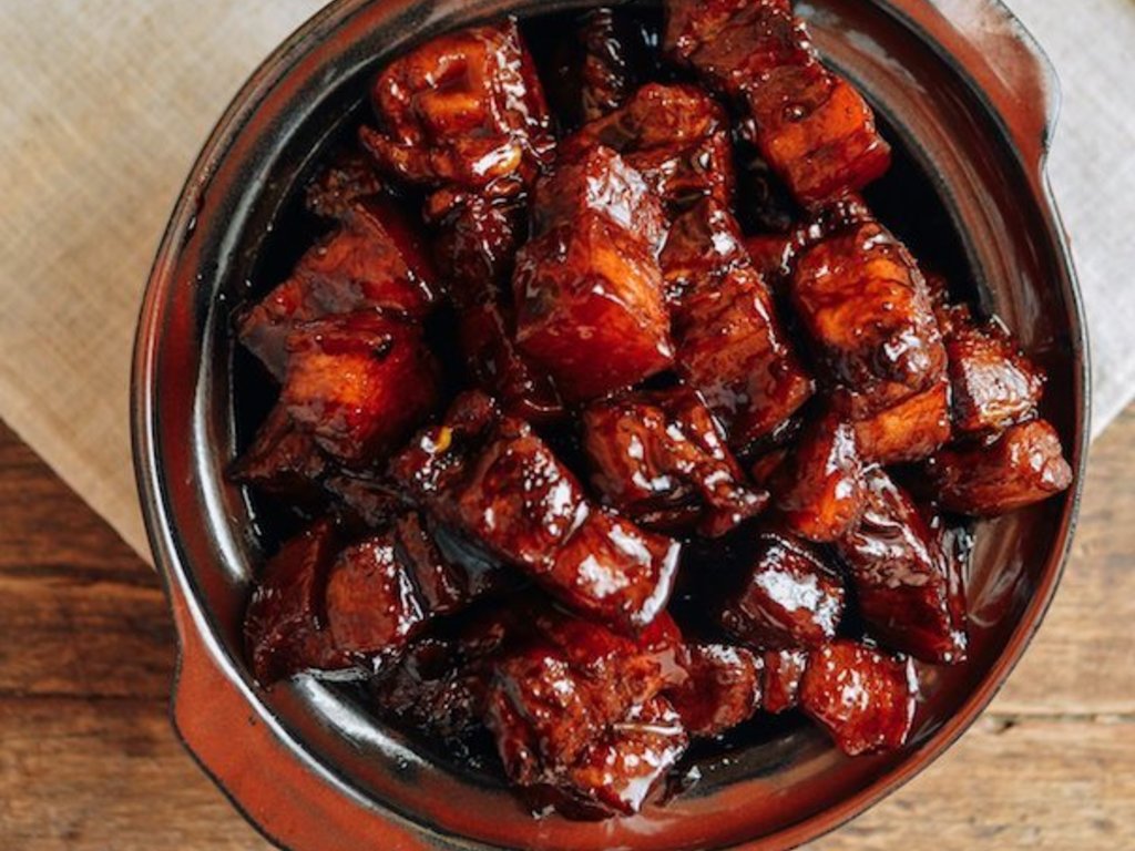 Pancetta di maiale brasata  -  Hongshao Rou