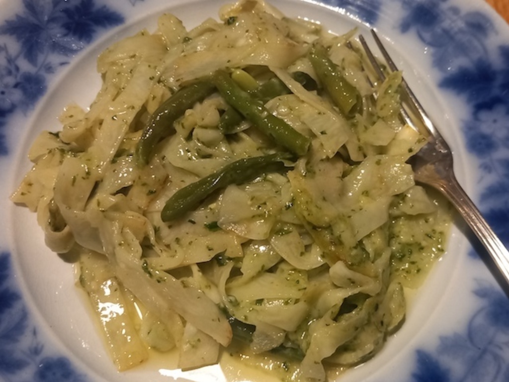 Fettuccine di sedano rapa  "Regina Elisabetta"